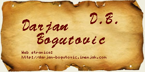 Darjan Bogutović vizit kartica